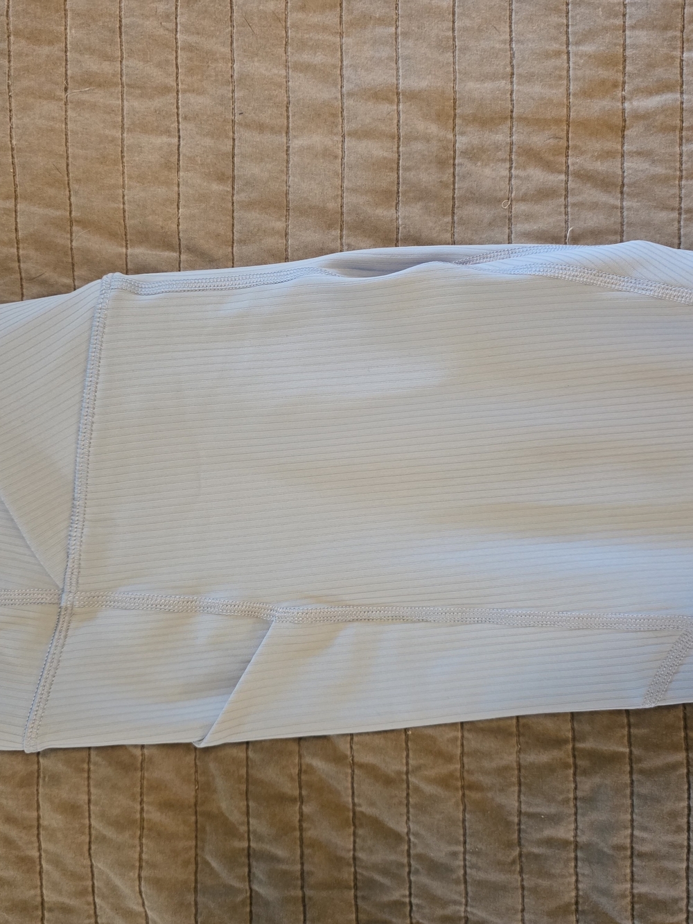 Fabletics Light Blue Ribbed Leggings - Picture 5 of 6